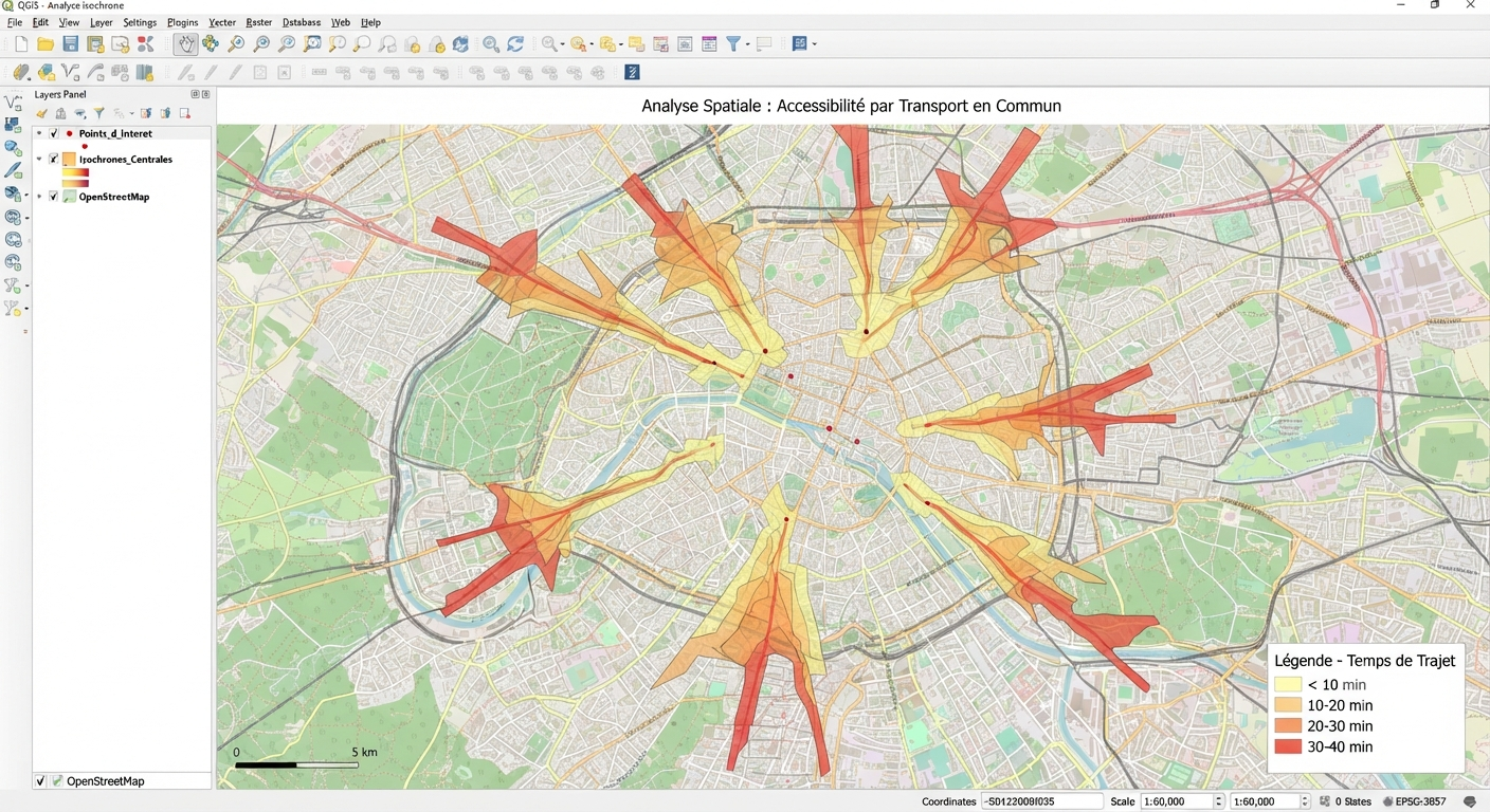 Analyse spatiale, Geomark SIG Solutions