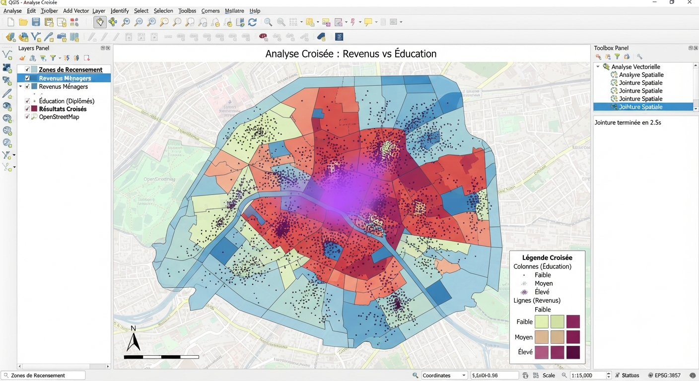 Analyse croisée de données, Geomark SIG Solutions