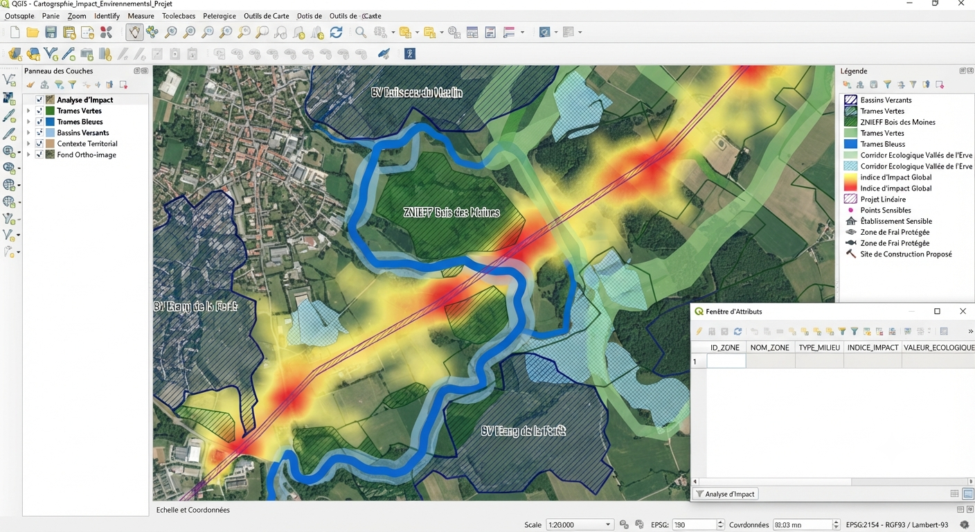 Cartographie d'impact environnemental, Geomark SIG Solutions
