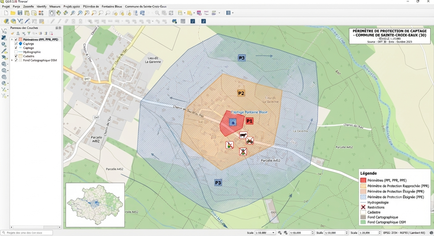 Périmètres de protection des captages, Geomark SIG Solutions