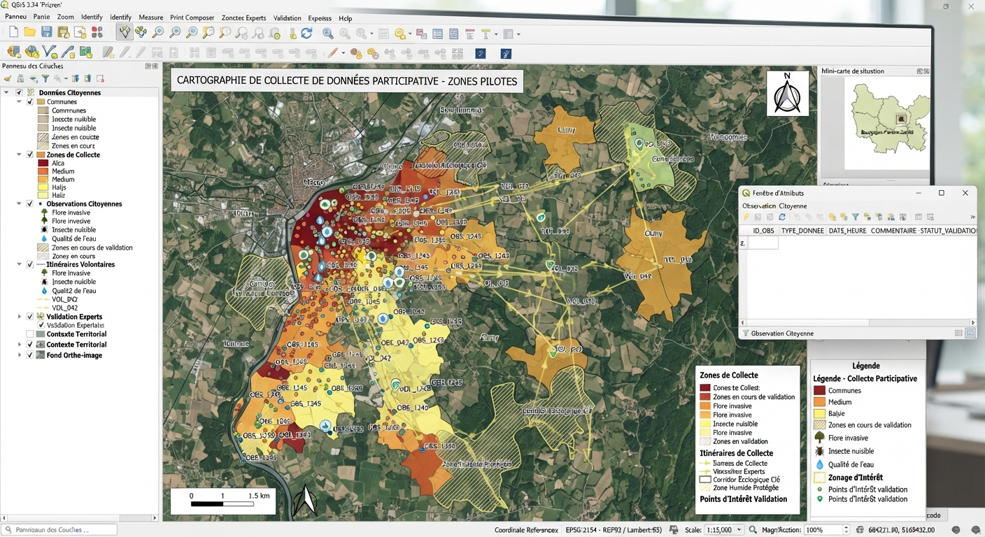 Collecte de données participative terrain, Geomark SIG Solutions