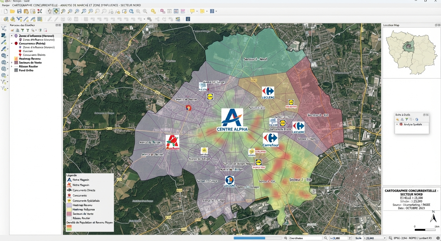Cartographie concurrentielle, Geomark SIG Solutions