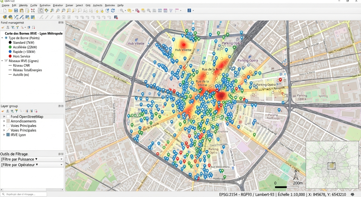 Bornes de recharge IRVE, Geomark SIG Solutions