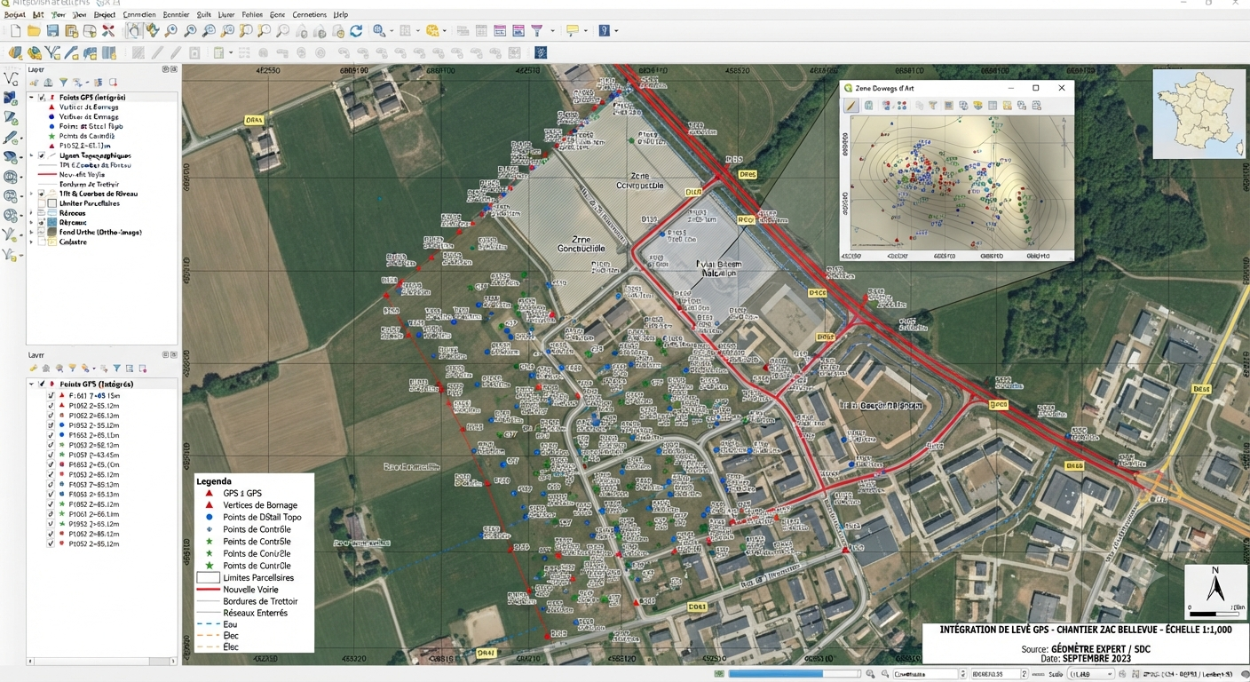 Intégration d'un levé dans un SIG, Geomark SIG Solutions