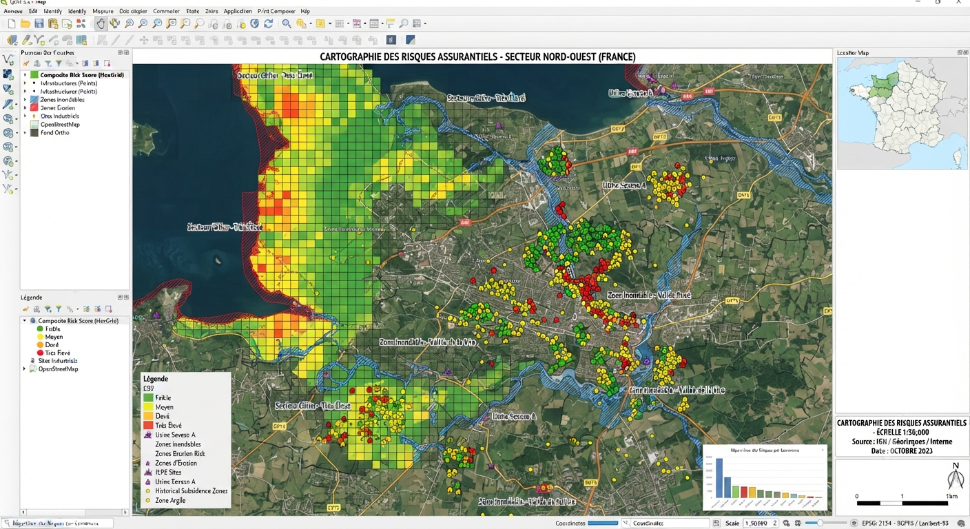 Cartographie des risques assurantiels, Geomark SIG Solutions