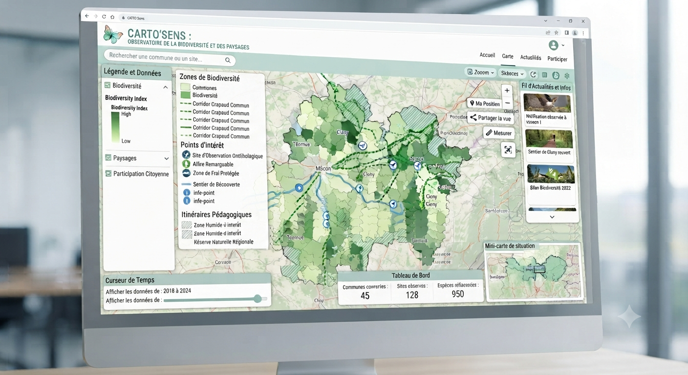 Web-SIG de sensibilisation publique, Geomark SIG Solutions