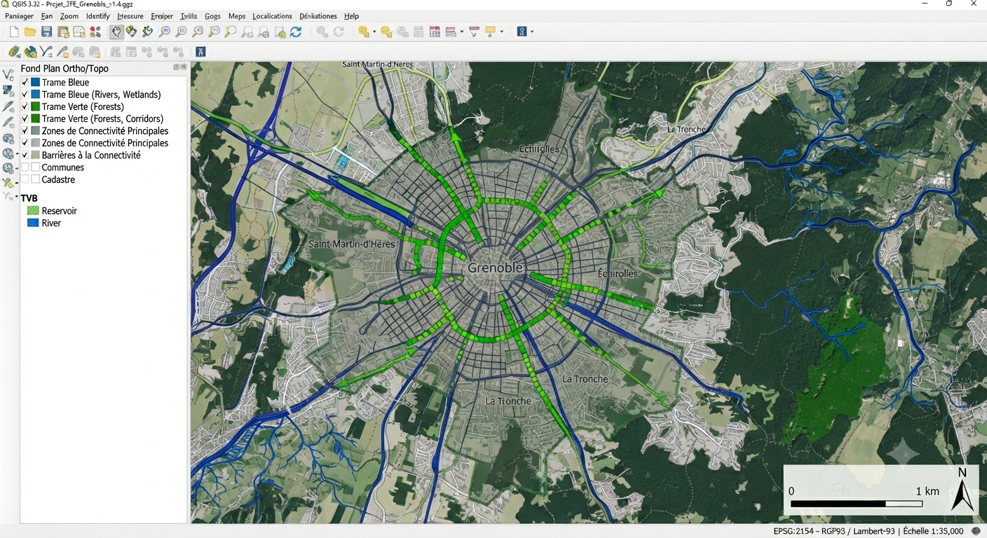 Trame Verte et Bleue, Geomark SIG Solutions